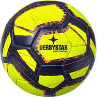 Derbystar Street Soccer Fußball gelb/blau/orange 5
