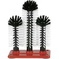Fuchs Gastronomiebedarf Reinigungsbürste Gläserspülbürstengarnitur 2x18 cm + 1x25 cm