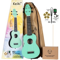 Ortega K2-CBM Keiki Sopran Ukulele Pack "Caribbean Mint"