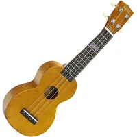 Mahalo Kahiko Plus Soprano Uke - Trans Brown (Wide