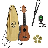 Ortega K2-MAH Keiki Sopran Ukulele Pack