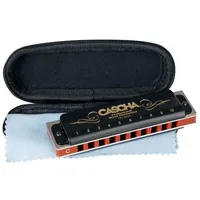 HAGE MUSIKVERLAG Professional Blues Harmonica in C (incl. case