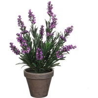 Mica decorations Mica künstlicher Lavendel violett in Topf 33