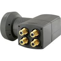 Schwaiger Quad LNB digital anthrazit, 4 Teilnehmer