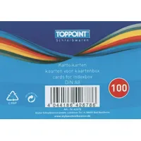 Stylex Karteikarten, DIN A8, liniert, 100 Stück