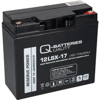 Q-Batteries 12LSX-17 12V 17Ah Blei-Vlies-Akku AGM 10 Jahre