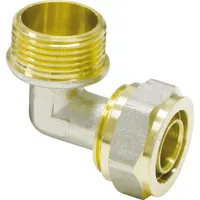 Pipetec Schraubfitting Übergangsstück Messing 20 mm x R 1/2