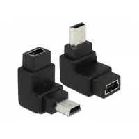 DeLock Adapter USB-B mini, USB-B mini 5-pin, Schwarz