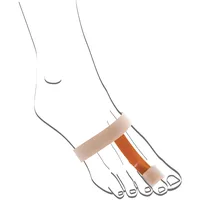 Berkemann Unisex Hammerzehen-korrekturbandage für die Nacht Zehenkappen, Mehrfarbig Beige