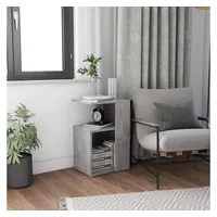 VidaXL Beistelltisch Betongrau 36x30x56 cm Holzwerkstoff