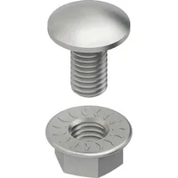 Niedax Flachrundkopfschraube L=20mm M6 FLM 6X20 G