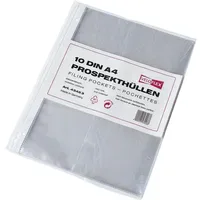Veloflex Prospekthülle 4345300 DIN A4 gel. glasklar 10 St./Pack.