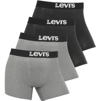 Levi's Levis Herren 4er Pack Solid BASIC BOXER BRIEF