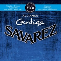 Savarez Saiten für Klassikgitarre Alliance Cantiga Satz, High Tension,
