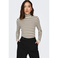 Only Rollkragenpullover "Karol" in Creme - XL