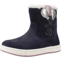 GEOX TROTTOLA Girl Ankle Boot, Navy/PINK, 20 EU