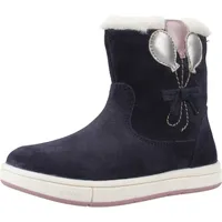 GEOX TROTTOLA Girl Ankle Boot, Navy/PINK, 24 EU