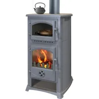 Olaf Stange GmbH Kaminofen mit Backfach und Herdplatte Cucina