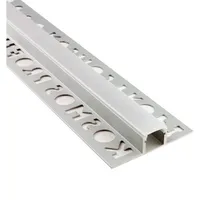Tktrading24 T77 LED Alu Premium Fliesenprofil Bordüre 10mm silber