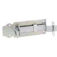 GAH Alberts Schlossriegel 140 x 52 gekröpft mit Schließblech