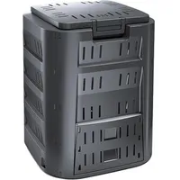 Prosperplast Komposter Compogreen 320 Liter, robust, wetterfest, schwarz, 70x70x80cm