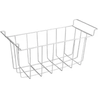 Tronitechnik Aufbewahrungskorb 41Cmx16Cmx20Cm Einlegekorb Gefrierschrank Organizer, Drahtkorb Pe-Beschichtung Weiss