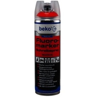 Beko TecLine Fluoromarker Schreibspray, 500 ml, LEUCHTROT