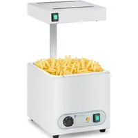 Royal Catering Pommeswärmer mit Wärmebrücke - 850 W -