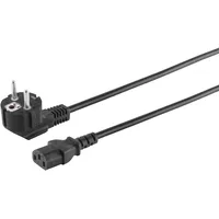 ShiverPeaks S/CONN maximum connectivity Netzanschlusskabel, Schutzkontaktstecker 90° auf Kaltgerätebuchse,