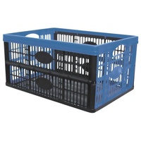 VISO 15x Klappkiste 30 Liter schwarz, 47.5x23.5x35 cm
