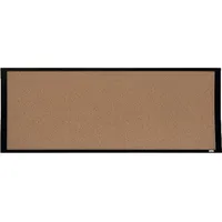 NOBO Kleine Kork-Notiztafel mit Schwarzem Rahmen, Pinnwand, Wandmontage, Inkl.