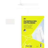 MAILmedia Faltentasche 30002483 C4 125g mit Fenster haftklebend weiß