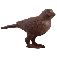 Esschert Design Gartenfigur, Skulptur Motiv Vogel, stehend, aus Gusseisen
