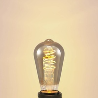 LUCANDE LED-Lampe St64' 4W 1.800K dimmbar titan