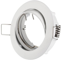 V-Tac SKU.3587 Strahler, schwenkbar, GU10, Weiß, VT-779, Kunststoff und