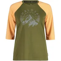 Maloja Himbeerem. Trikot kurzarm moss multi
