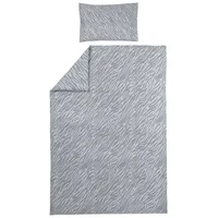 Meyco Home Zebra Bettwäsche für 1-Person (Baumwolle, atmungsaktives Material,