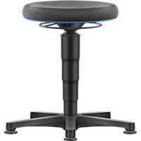 Bimos Allround Hocker mit Gleiter, Supertec schwarz, Sitzh.450-650 mm,