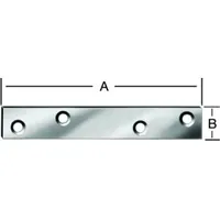 Vormann Verbindungsblech 100x 15mm Edelstahl, rostfrei ohne Ersatz