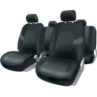 BC CORONA FUK10402 Set Komplette Autositzbezüge Monaco, Schwarz