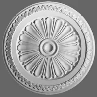 Casa Padrino Stuck Rosette 33 x 33 cm Deckenstuck