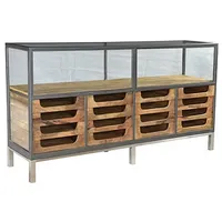 Casa Padrino Buffetschrank Designer mit Schubladen 193 x 46