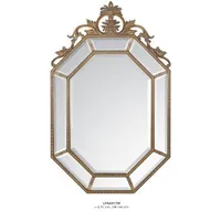 Casa Padrino Barock Wandspiegel Gold H 144 cm B