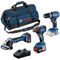 Bosch Professional 0615990N31 Handwerker, Heimwerker, Akkugeräte Werkzeugset 5teilig