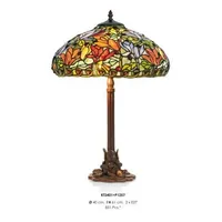Casa Padrino Tiffany Hockerleuchte Höhe 61 cm, Durchmesser 40