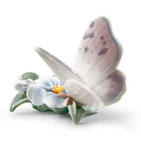 Casa Padrino Luxus Porzellan Schmetterling Skulptur Mehrfarbig 11 x