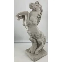 Casa Padrino Barock Deko Skulptur Wildes Pferd Grau 23