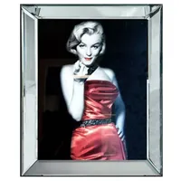Casa Padrino Designer Bild Lady in Red Marilyn Monroe
