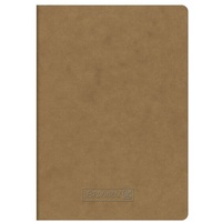 Brunnen Notizheft A5 gepunktet »Premium« braun