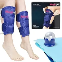 Magic Gel Kühlpad für Schienbein (Mit Roller und Stretchband)